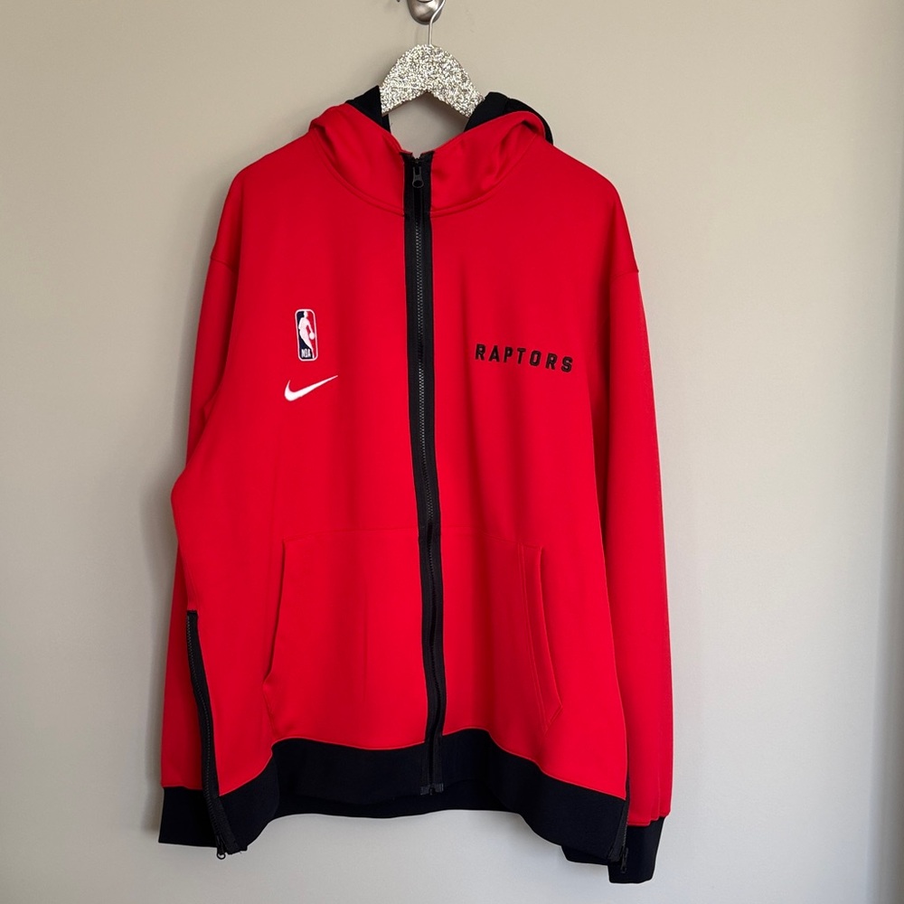 Nike Red Raptors Full-Zip Hoodie